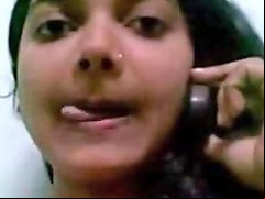 Bangla Girl Showing All To Paramour Live